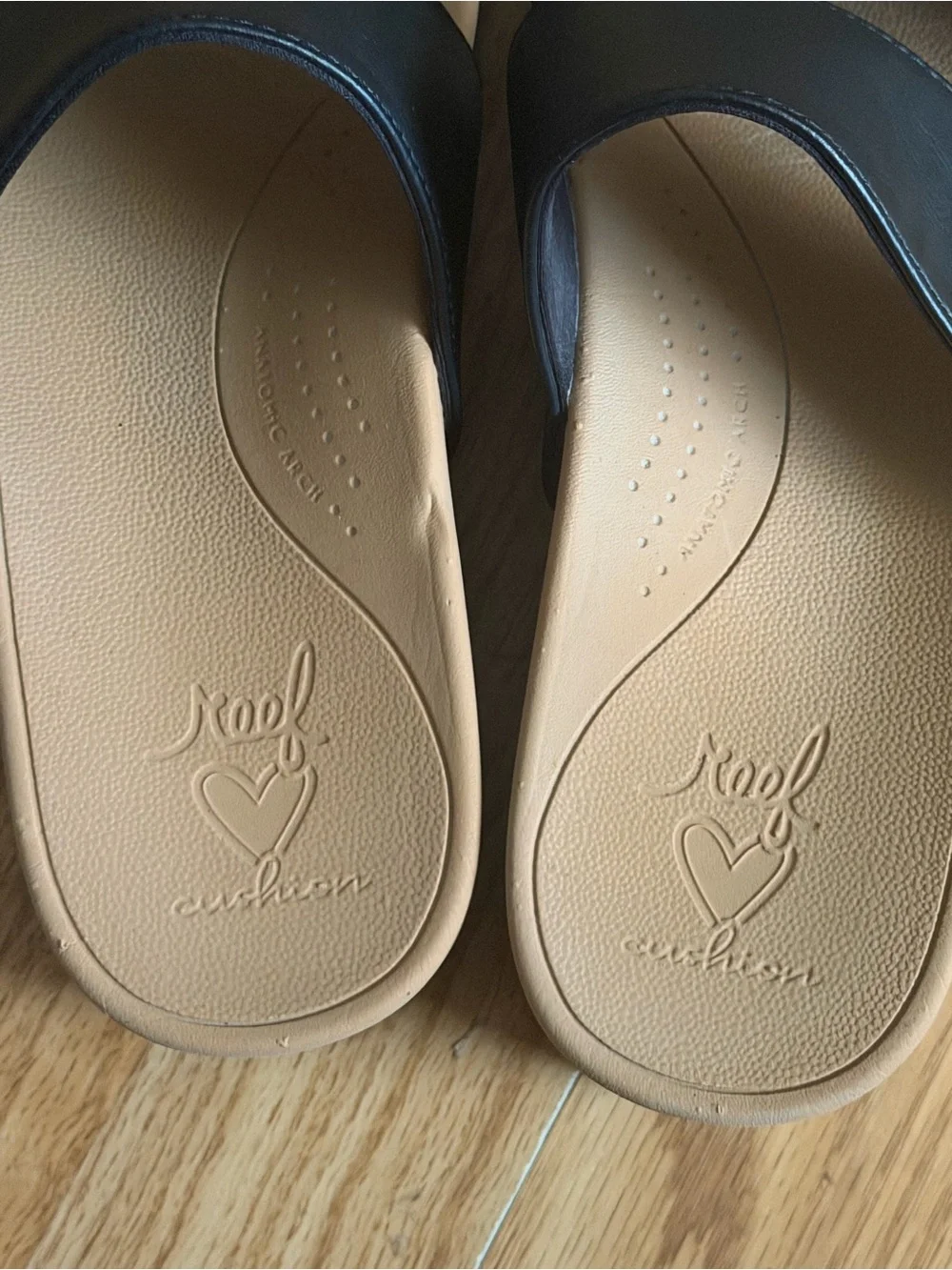 Reef Cushion Horizon 2.5 Platform Slide Black Resort Wear Women’s Sandals